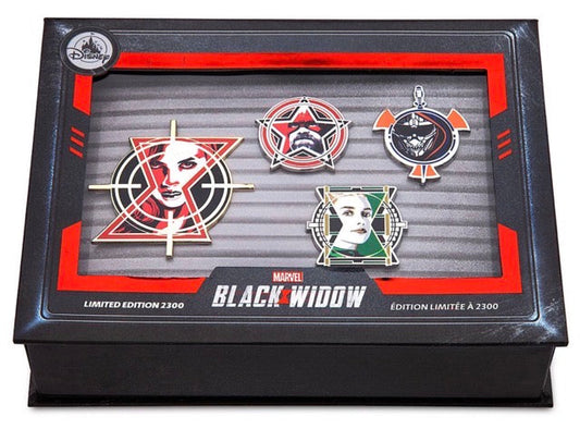 Marvel Black Widow shopDisney Pin Set
