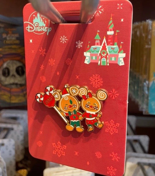 Mickey & Minnie Gingerbread 2020 Disney Store Pin