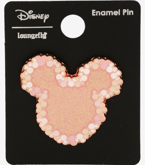 Mickey Mouse Head Pastel Glitter BoxLunch Disney Pin