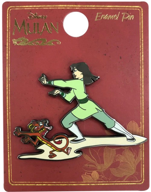 Mulan and Mushu in Training LE 600 Kraken Trade Disney Pin
