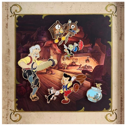 Pinocchio 80th Anniversary Pin Set at shopDisney