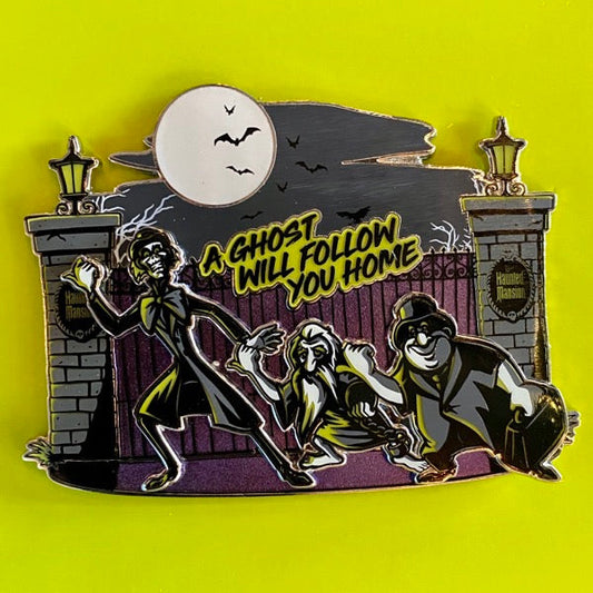The Haunted Mansion Hitchhiking Ghosts Mini Jumbo Pin