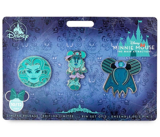 The Haunted Mansion – Minnie Mouse The Main Attraction Pin Set