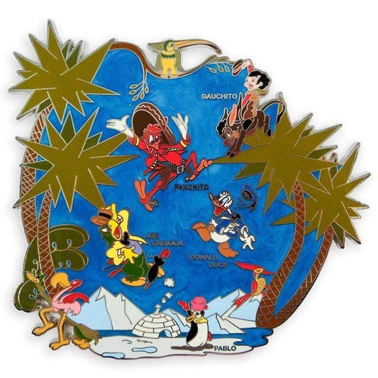 The Three Caballeros 75th Anniversary shopDisney Pin The Three Caballeros 75th Anniversary shopDisney Pin
