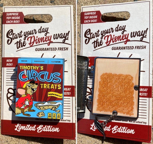 Timothy Mouse Cereal Boxes Disney Pin