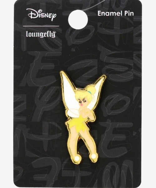 Tinker Bell Glitter Pin at Hot Topic