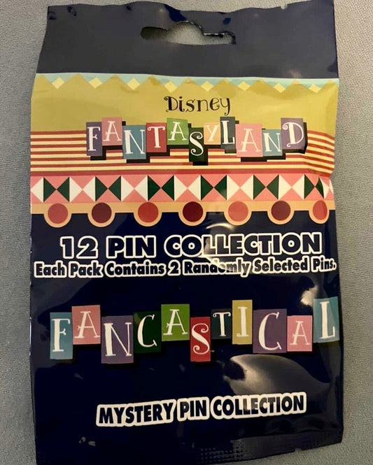 Disney Fantasyland Cast Member Mystery Pin Collection