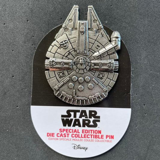 Star Wars Millennium Falcon Die Cast Metal Collector Pin