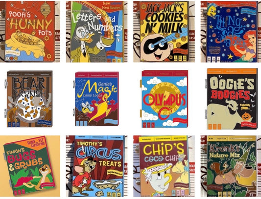 Complete Cereal Box Disney Pin Collection