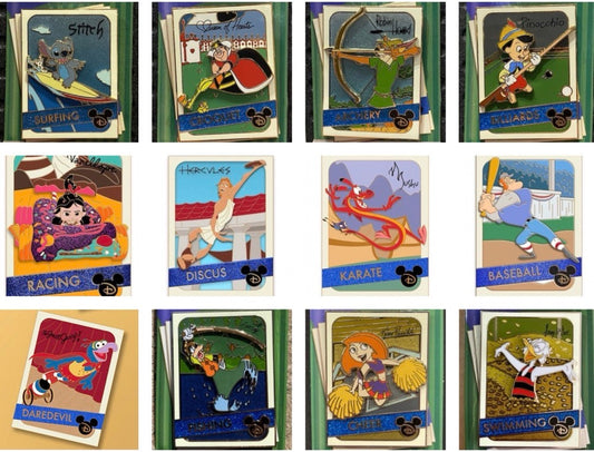 Complete Trading Cards Disney Pin Collection