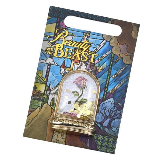 Enchanted Rose Beauty and the Beast Pin at Disney Store Japan