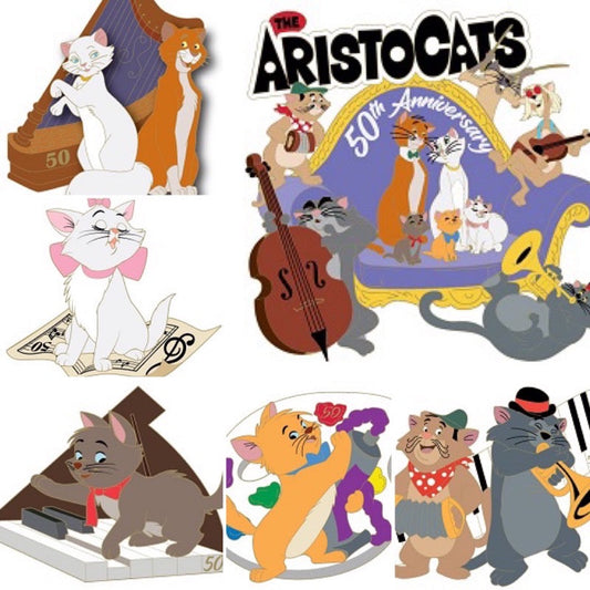 The Aristocats, Soul and Celebrations Pin Releases at Disney Studio Store Hollywood