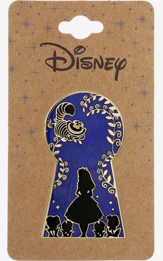 Alice in Wonderland Keyhole Silhouette BoxLunch Disney Pin