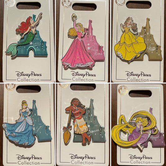 Disney Princess Castle Open Edition Pin Series