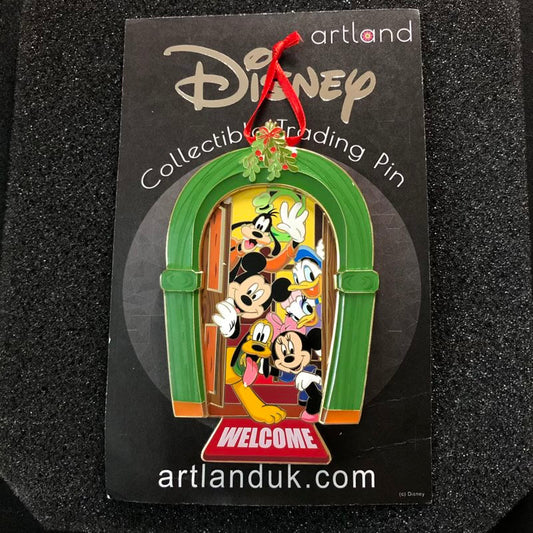 Mickey & Friends Welcome LE 200 ArtLand Pin/Ornament