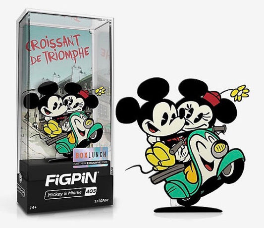 Mickey & Minnie on Scooter FiGPiN at BoxLunch