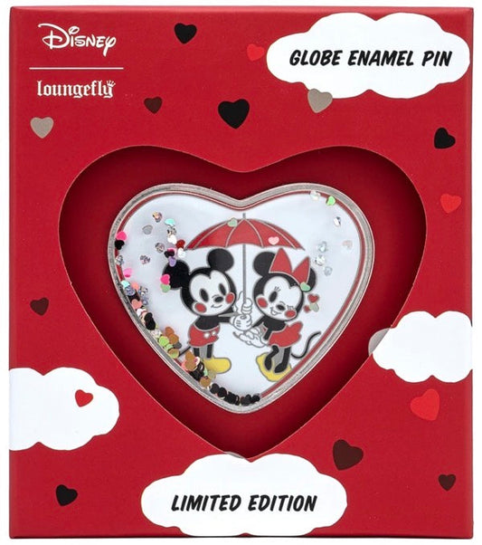 Mickey and Minnie Mouse Love Confetti Loungefly Pin