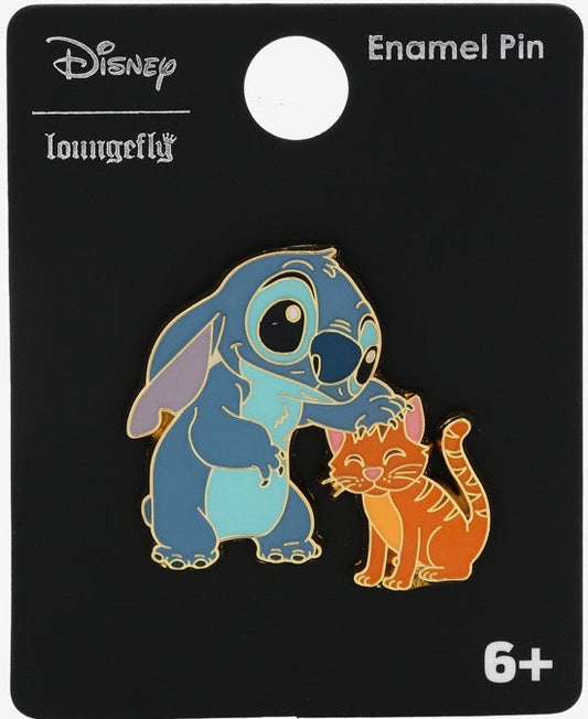 Stitch with Cat BoxLunch Disney Pin