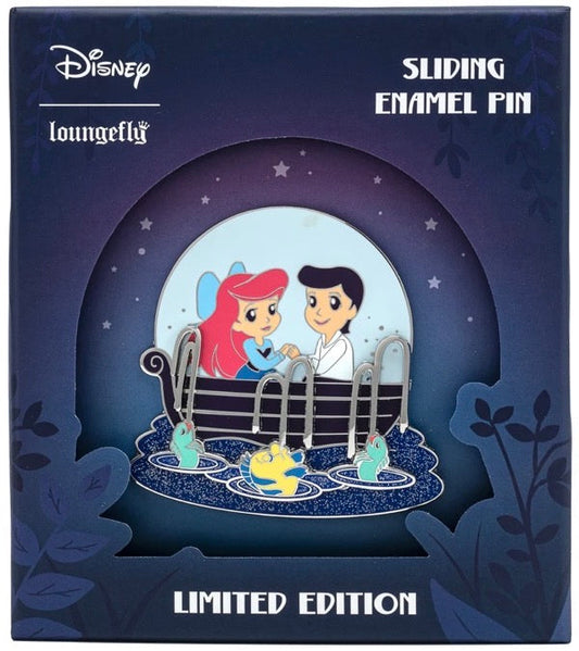 The Little Mermaid Kiss the Girl Loungefly Pin