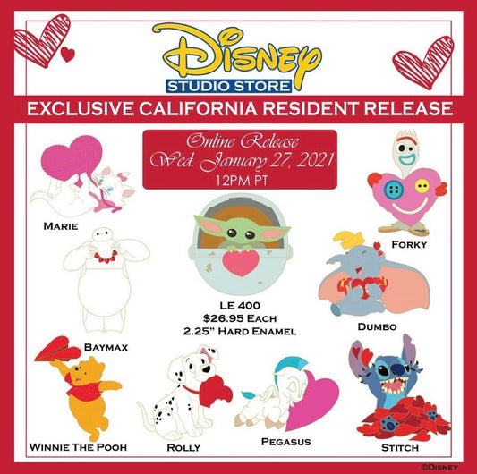 Valentine’s Day 2021 DSSH Pin Releases
