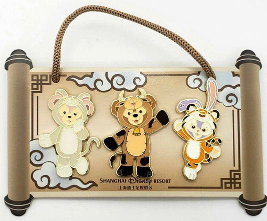 Duffy & Friends Zodiac Costume Pin Set - Shanghai Disney Resort 2