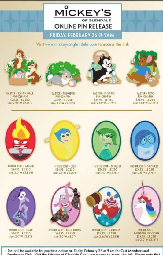 Easter 2021 & Inside Out WDI Pin Release