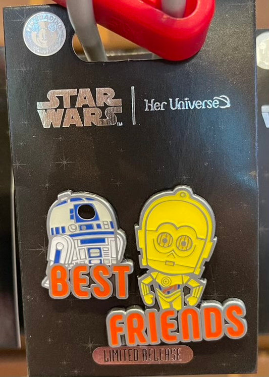 R2-D2 and C-3PO Pin Set by Her Universe – Star Wars