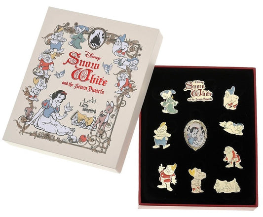 Snow White and the Seven Dwarfs Pin Set at Disney Store Japan