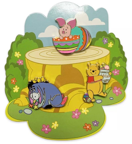 Winnie the Pooh and Pals Easter Flair Pin Set