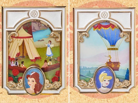 Belle & Cinderella Pin Trading Carnival 2021 Jumbo Pins