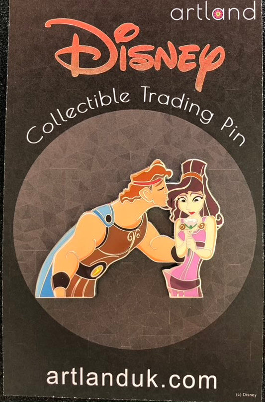 Hercules & Meg Kiss ArtLand Pin