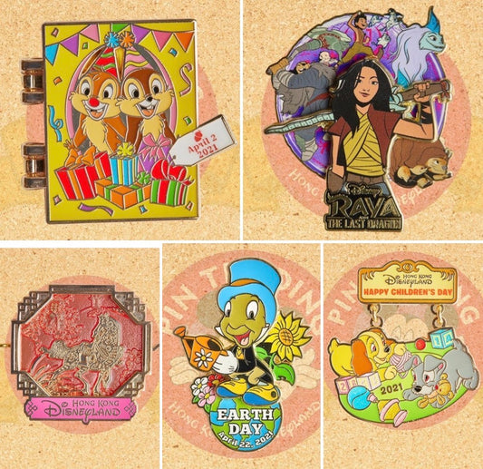 April 2021 HKDL Limited Edition Pin Releases