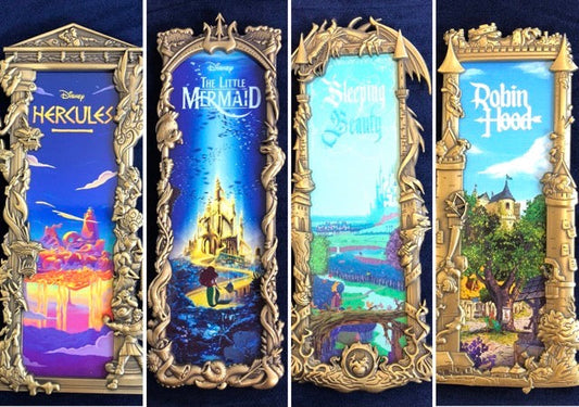 Ben Harman Framed Series 1 ArtLand Disney Pins