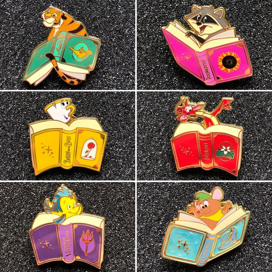 Disney Princess Books Blind Box Loungefly Pins