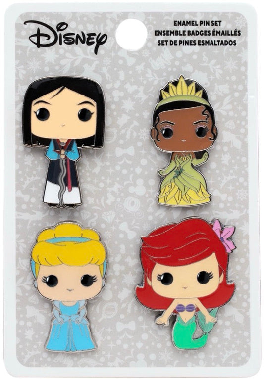Disney Princess Funko Pop! Walmart Pin Set