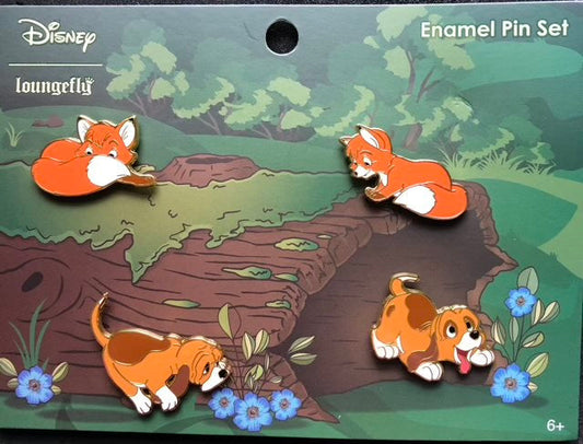 Fox and the Hound Pin Set by Loungefly