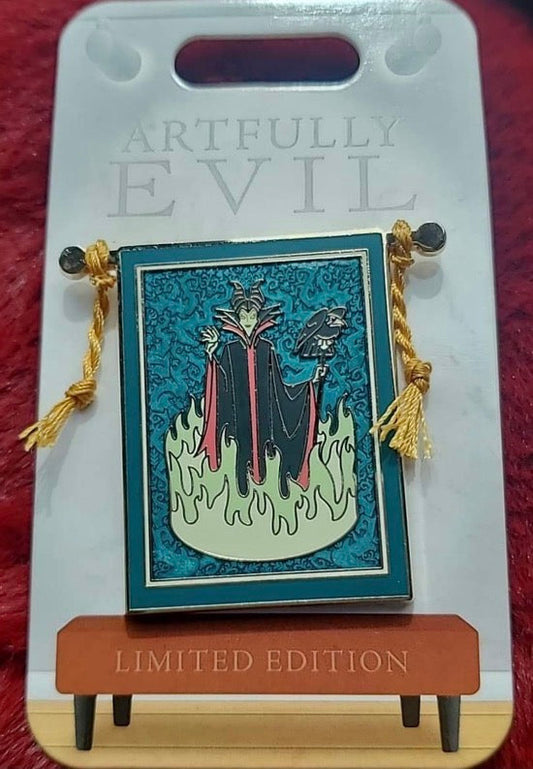 Maleficent Artfully Evil Disney Pin