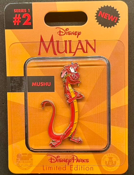 Mushu Toy Action Figure Disney Pin