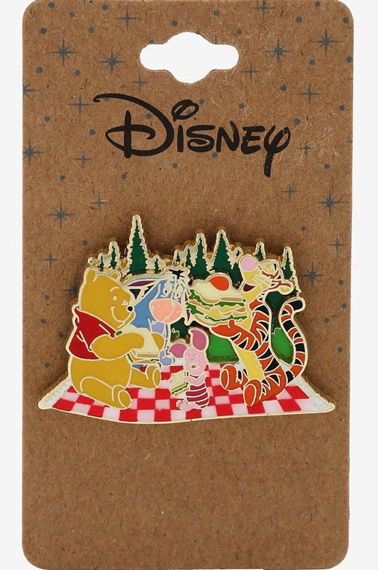 Pooh & Friends Picnic Recycled Metal BoxLunch Disney Pin