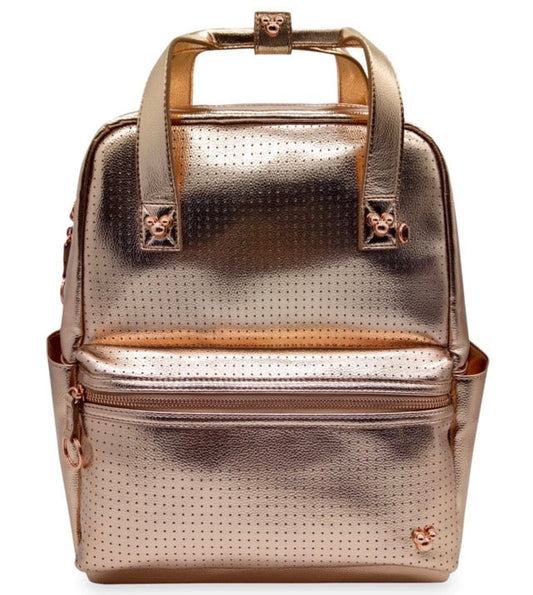 Rose Gold Mickey Mouse Icon Flair Backpack