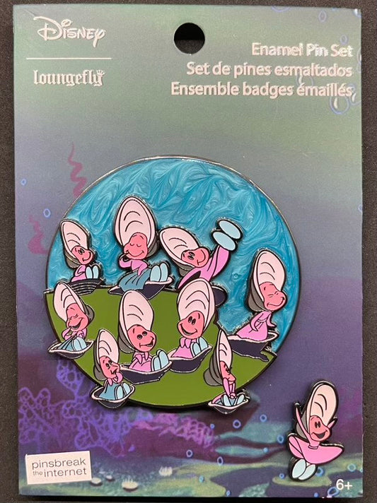 Baby Oysters Loungefly Pins Break the Internet Pin Set