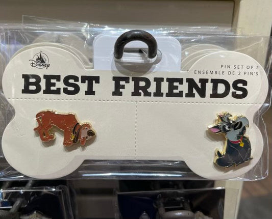 Best Friends Disney Dogs Pin Set