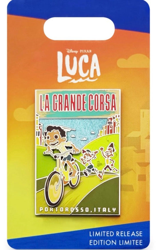 Luca ''La Grande Corsa'' Disney Pin