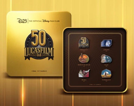 Lucasfilm 50th Anniversary D23 Exclusive Pin Set