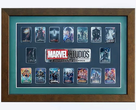 Marvel Studios A Universe of Heroes Framed Pin Set
