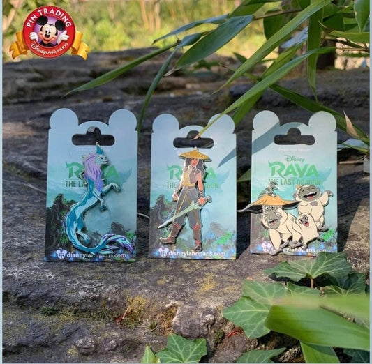Raya and the Last Dragon Open Edition Pins at Disneyland Paris