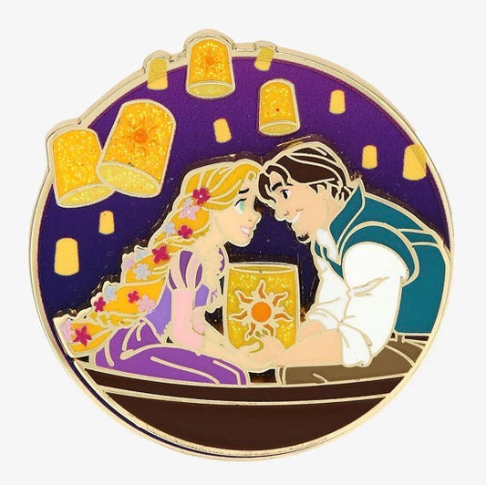 Tangled Rapunzel & Flynn Lanterns BoxLunch Pin