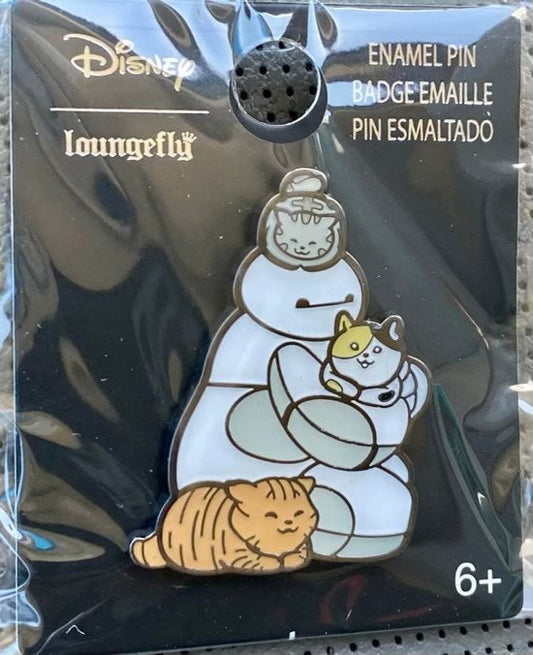 Baymax with Cats Big Hero 6 BoxLunch Disney Pin