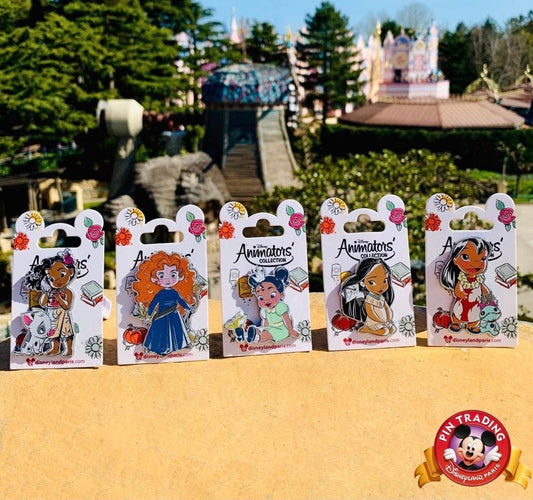Disney Animators’ Pin Collection at Disneyland Paris