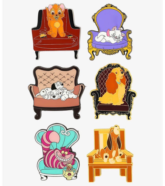 Disney Lounging Pets Blind Box Pins at BoxLunch